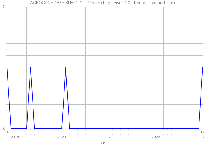 AGROGANADERA BUESO S.L. (Spain) Page visits 2024 