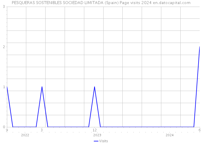 PESQUERAS SOSTENIBLES SOCIEDAD LIMITADA (Spain) Page visits 2024 