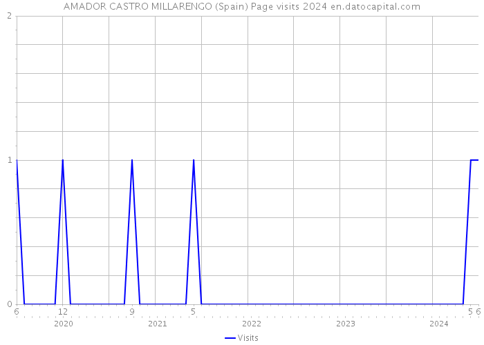 AMADOR CASTRO MILLARENGO (Spain) Page visits 2024 