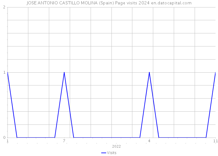 JOSE ANTONIO CASTILLO MOLINA (Spain) Page visits 2024 
