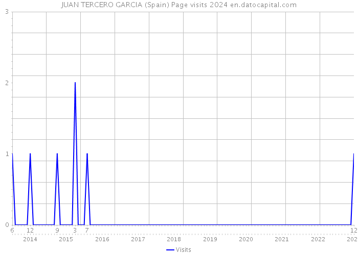 JUAN TERCERO GARCIA (Spain) Page visits 2024 