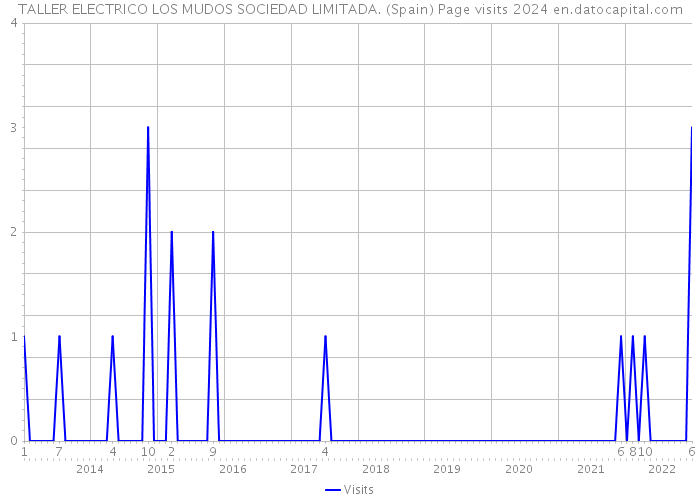 TALLER ELECTRICO LOS MUDOS SOCIEDAD LIMITADA. (Spain) Page visits 2024 