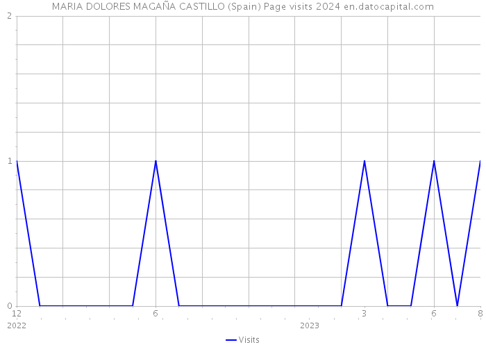 MARIA DOLORES MAGAÑA CASTILLO (Spain) Page visits 2024 