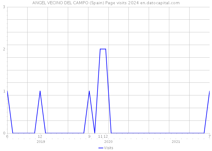 ANGEL VECINO DEL CAMPO (Spain) Page visits 2024 