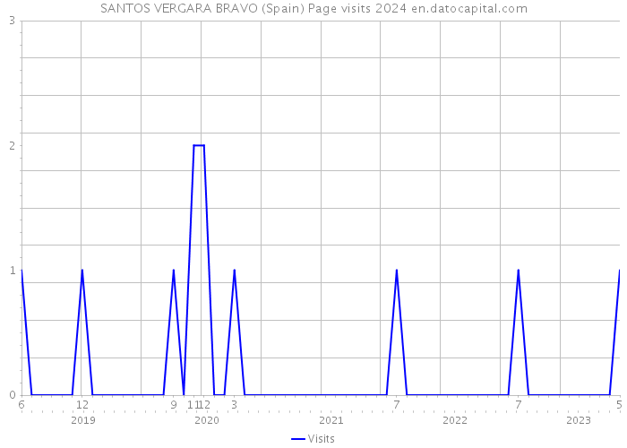 SANTOS VERGARA BRAVO (Spain) Page visits 2024 