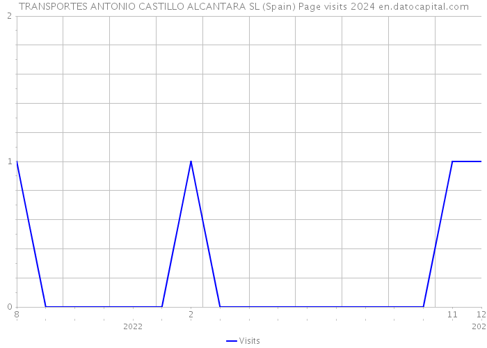 TRANSPORTES ANTONIO CASTILLO ALCANTARA SL (Spain) Page visits 2024 