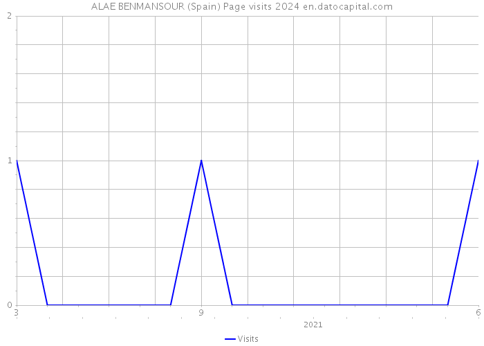 ALAE BENMANSOUR (Spain) Page visits 2024 