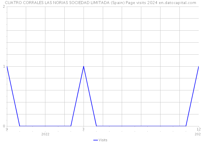 CUATRO CORRALES LAS NORIAS SOCIEDAD LIMITADA (Spain) Page visits 2024 