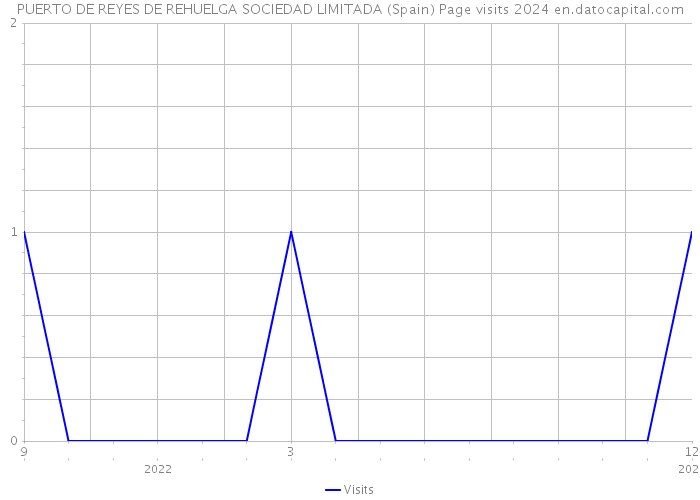 PUERTO DE REYES DE REHUELGA SOCIEDAD LIMITADA (Spain) Page visits 2024 