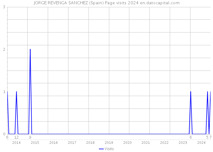 JORGE REVENGA SANCHEZ (Spain) Page visits 2024 