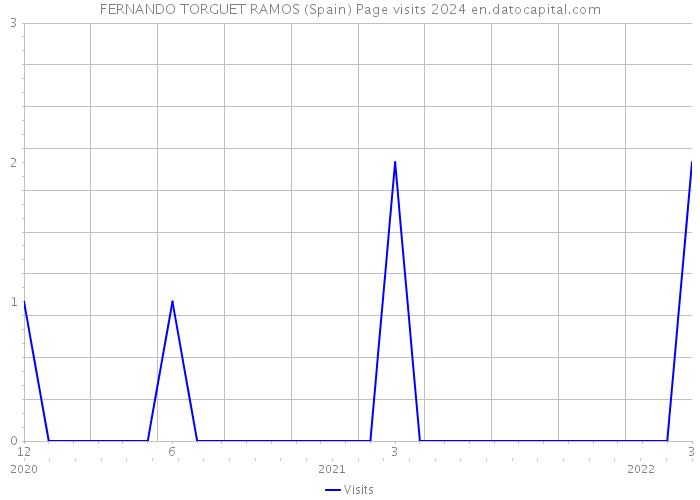 FERNANDO TORGUET RAMOS (Spain) Page visits 2024 