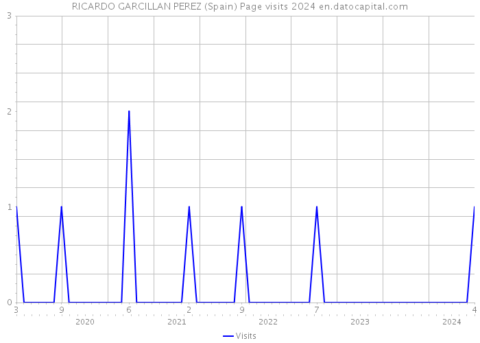 RICARDO GARCILLAN PEREZ (Spain) Page visits 2024 