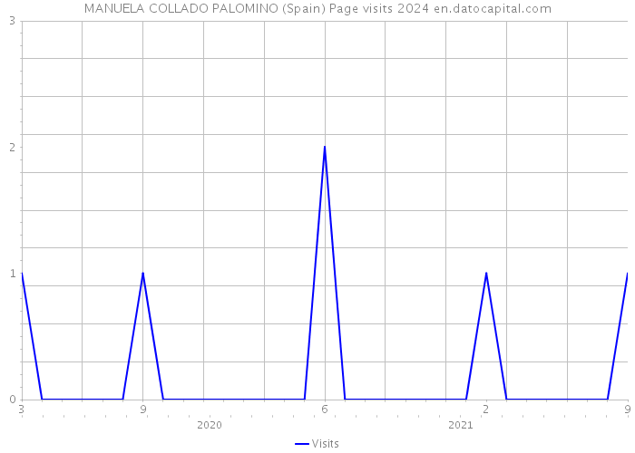 MANUELA COLLADO PALOMINO (Spain) Page visits 2024 