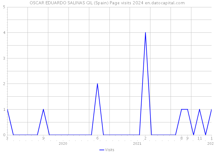 OSCAR EDUARDO SALINAS GIL (Spain) Page visits 2024 
