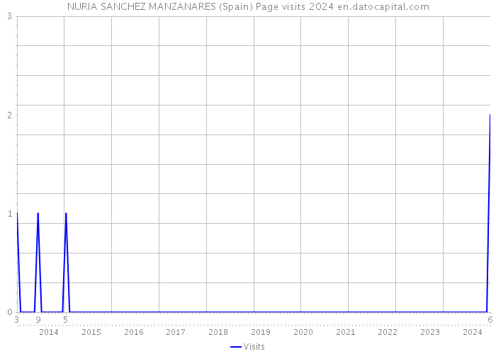 NURIA SANCHEZ MANZANARES (Spain) Page visits 2024 