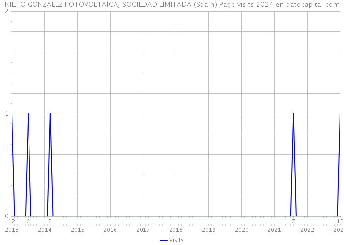 NIETO GONZALEZ FOTOVOLTAICA, SOCIEDAD LIMITADA (Spain) Page visits 2024 