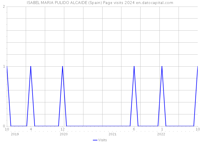 ISABEL MARIA PULIDO ALCAIDE (Spain) Page visits 2024 