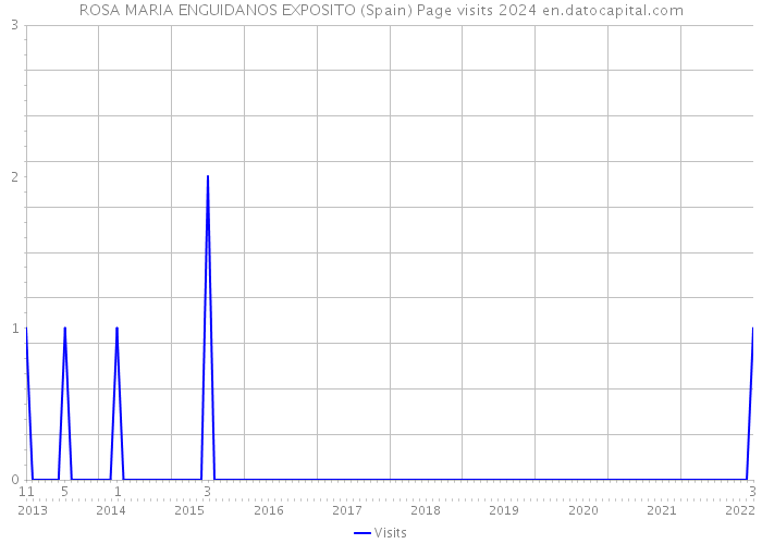 ROSA MARIA ENGUIDANOS EXPOSITO (Spain) Page visits 2024 