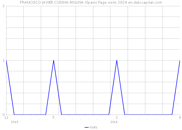 FRANCISCO JAVIER CODINA MOLINA (Spain) Page visits 2024 