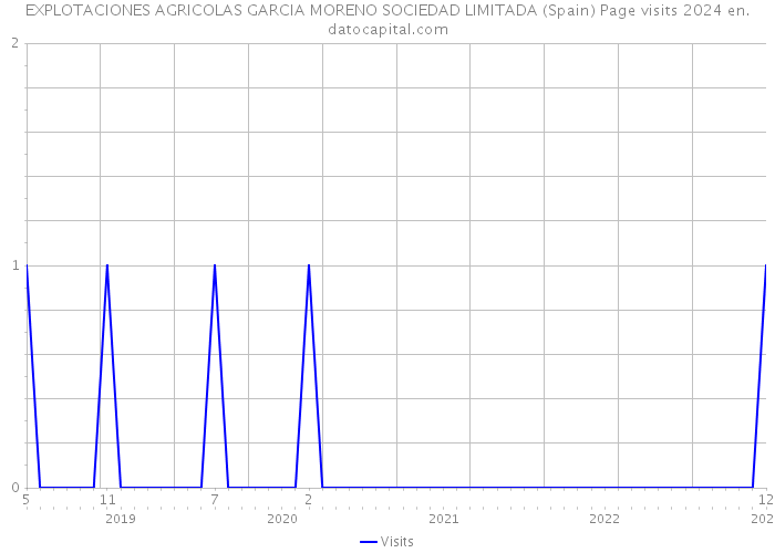 EXPLOTACIONES AGRICOLAS GARCIA MORENO SOCIEDAD LIMITADA (Spain) Page visits 2024 