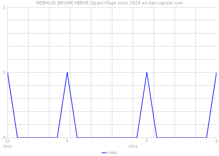 RESPAUD JEROME HERVE (Spain) Page visits 2024 