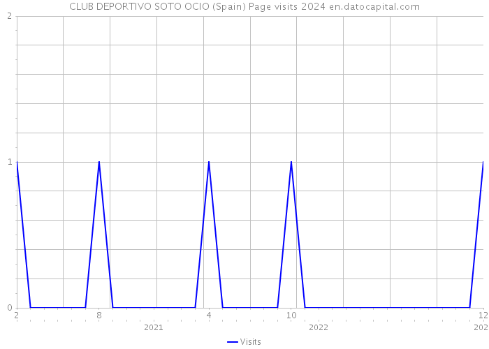 CLUB DEPORTIVO SOTO OCIO (Spain) Page visits 2024 