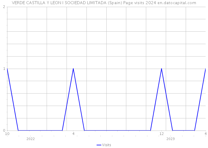 VERDE CASTILLA Y LEON I SOCIEDAD LIMITADA (Spain) Page visits 2024 