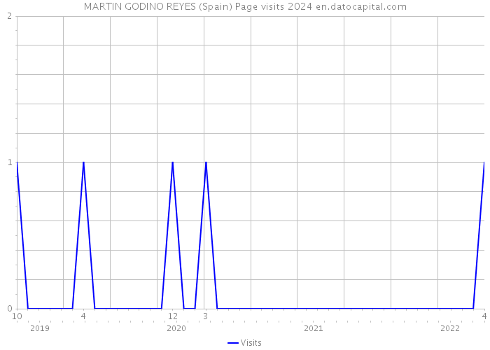 MARTIN GODINO REYES (Spain) Page visits 2024 