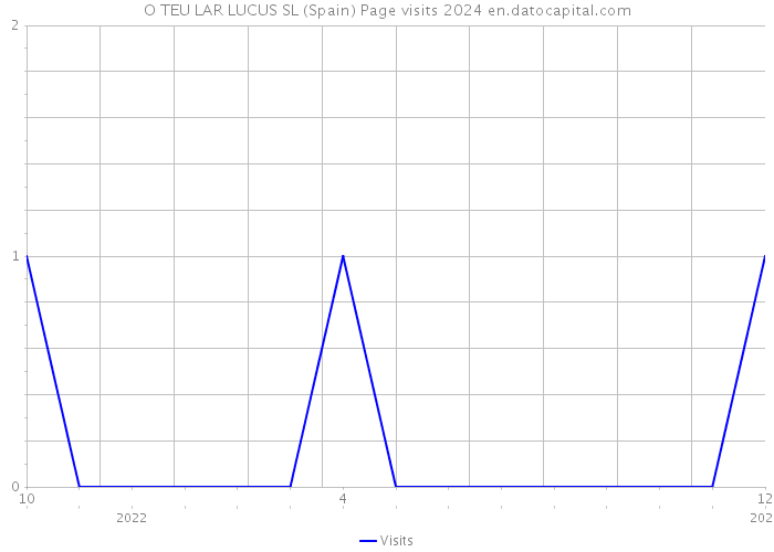 O TEU LAR LUCUS SL (Spain) Page visits 2024 