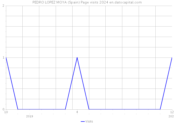 PEDRO LOPEZ MOYA (Spain) Page visits 2024 