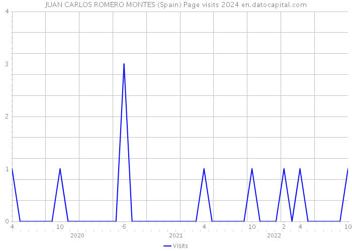 JUAN CARLOS ROMERO MONTES (Spain) Page visits 2024 