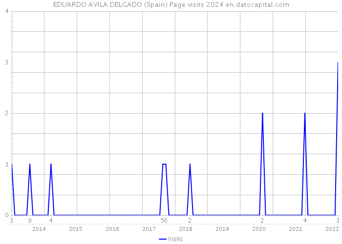 EDUARDO AVILA DELGADO (Spain) Page visits 2024 