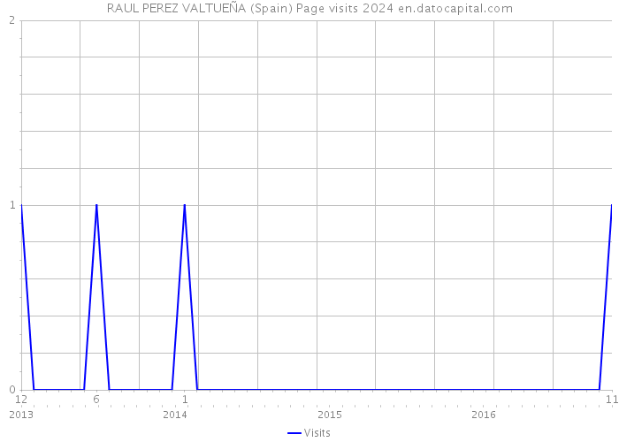RAUL PEREZ VALTUEÑA (Spain) Page visits 2024 