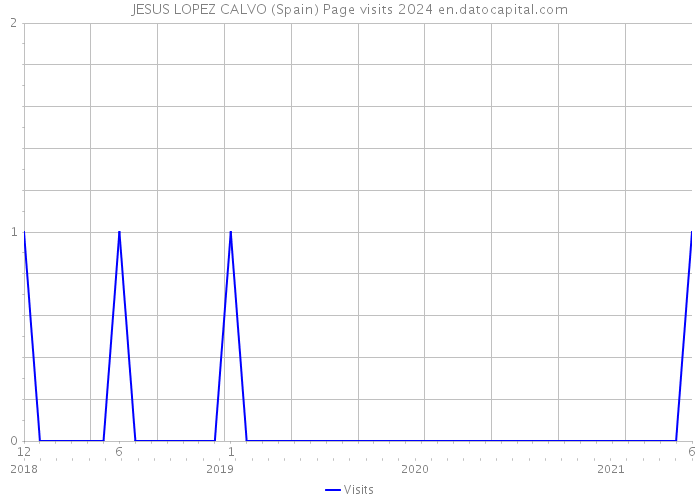 JESUS LOPEZ CALVO (Spain) Page visits 2024 