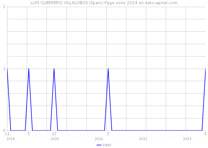 LUIS GUERRERO VILLALOBOS (Spain) Page visits 2024 