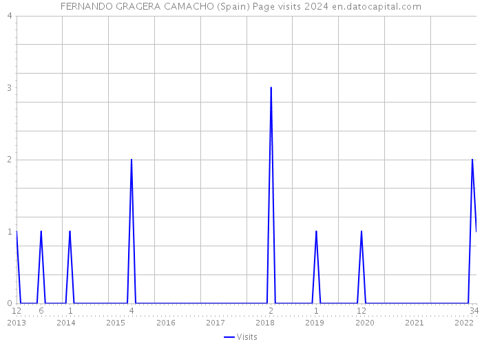 FERNANDO GRAGERA CAMACHO (Spain) Page visits 2024 