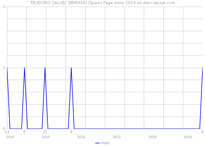 TEODORO GALVEZ SERRANO (Spain) Page visits 2024 