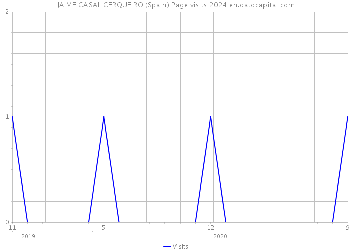 JAIME CASAL CERQUEIRO (Spain) Page visits 2024 