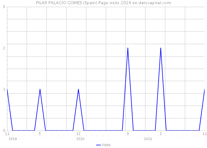 PILAR PALACIO GOMES (Spain) Page visits 2024 