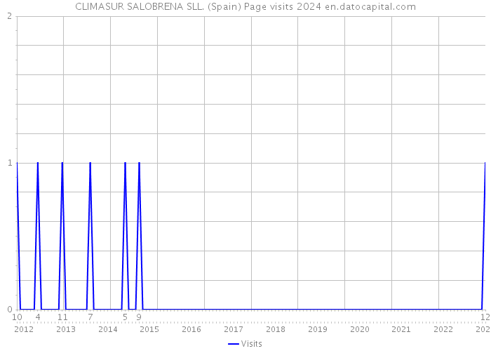 CLIMASUR SALOBRENA SLL. (Spain) Page visits 2024 