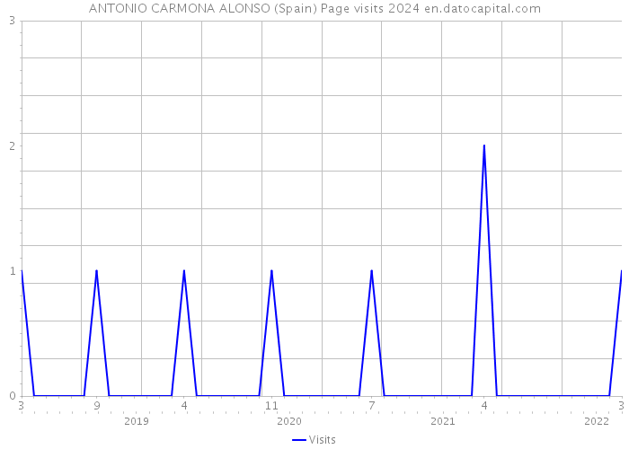 ANTONIO CARMONA ALONSO (Spain) Page visits 2024 
