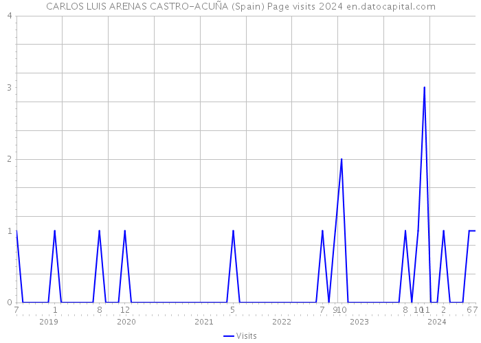 CARLOS LUIS ARENAS CASTRO-ACUÑA (Spain) Page visits 2024 