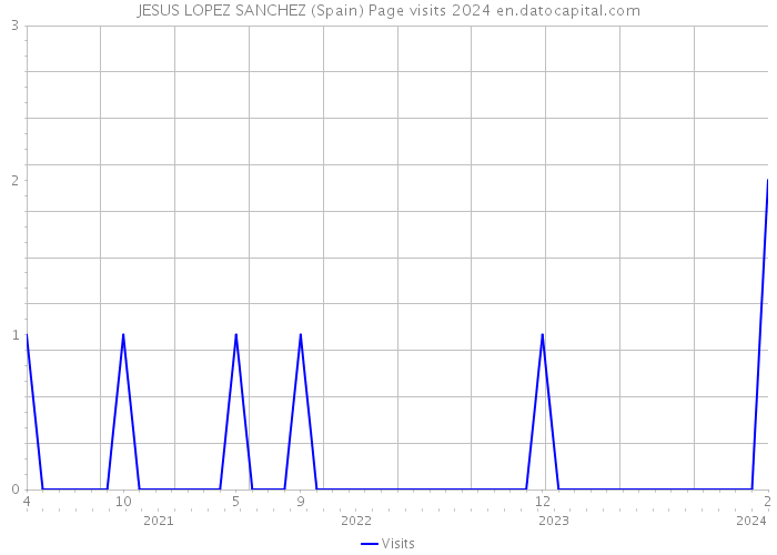 JESUS LOPEZ SANCHEZ (Spain) Page visits 2024 