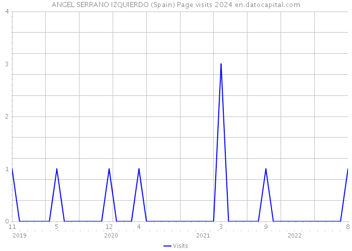 ANGEL SERRANO IZQUIERDO (Spain) Page visits 2024 