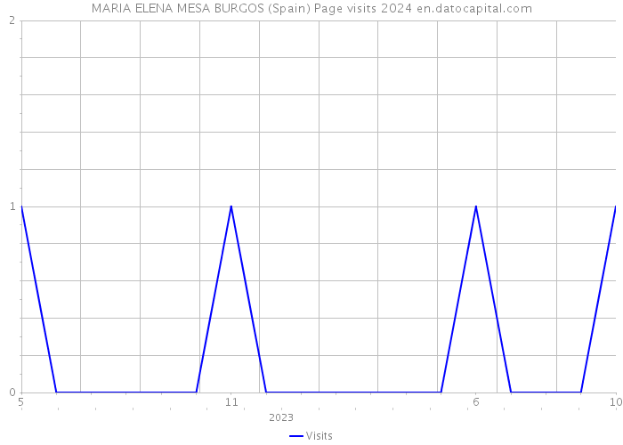 MARIA ELENA MESA BURGOS (Spain) Page visits 2024 