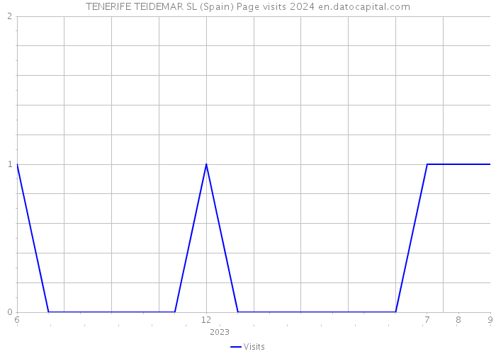 TENERIFE TEIDEMAR SL (Spain) Page visits 2024 