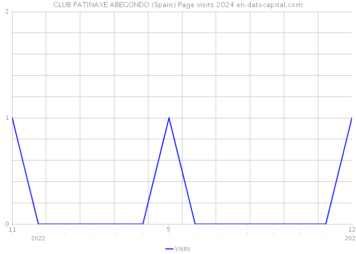 CLUB PATINAXE ABEGONDO (Spain) Page visits 2024 