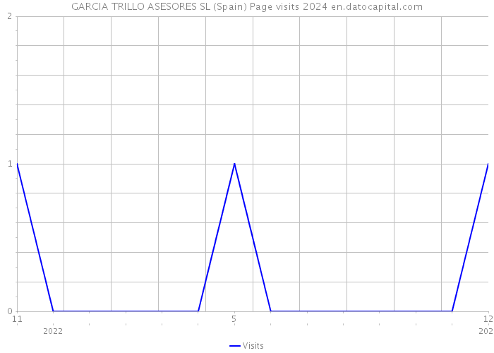 GARCIA TRILLO ASESORES SL (Spain) Page visits 2024 