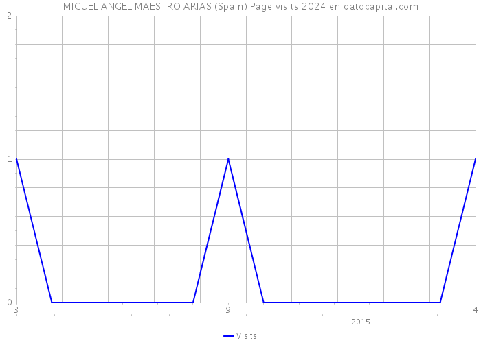 MIGUEL ANGEL MAESTRO ARIAS (Spain) Page visits 2024 