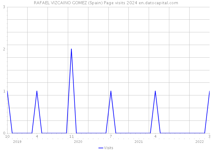 RAFAEL VIZCAINO GOMEZ (Spain) Page visits 2024 
